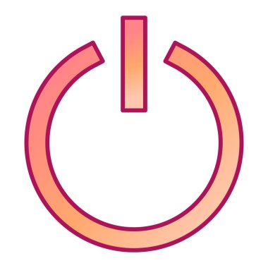 güç arz ikonu vektör illüstrasyonu