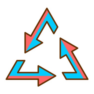 ok simgesinin vektör illüstrasyonu