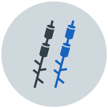 barbekü yiyecek ikonu vektör çizim grafik tasarımı