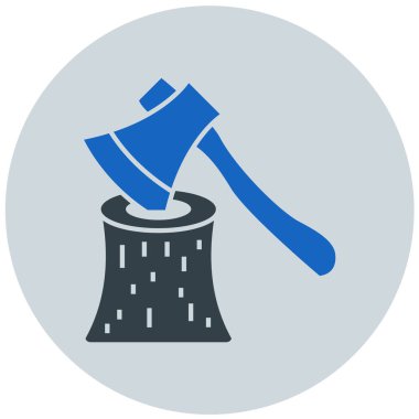 Balta. Web simgesi basit illüstrasyon