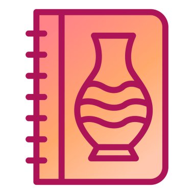 Geçmiş modern simge vektör illüstrasyonu