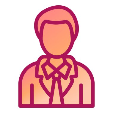 avatar. Web simgesi basit illüstrasyon