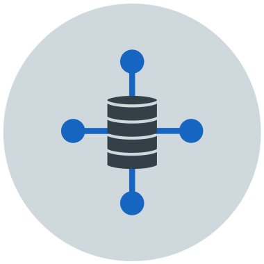 şebeke. Web simgesi basit illüstrasyon