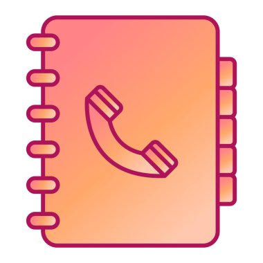 Telefon simgesi vektör illüstrasyonu