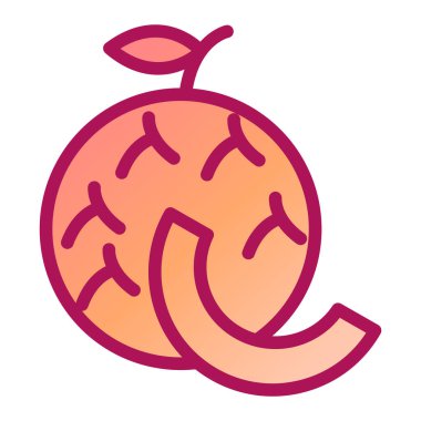 meyve Web simgesi vektör illüstrasyonu 