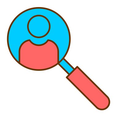 Arama simgesi vektör illüstrasyonu