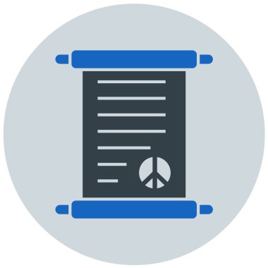 Belge simgesinin vektör illüstrasyonu