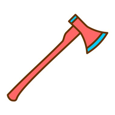Axe modern simge vektör illüstrasyonu 