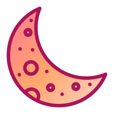 Bir dilim karpuz çizgi film ikonu. Beyaz arka planda izole edilmiş. vektör illüstrasyonu