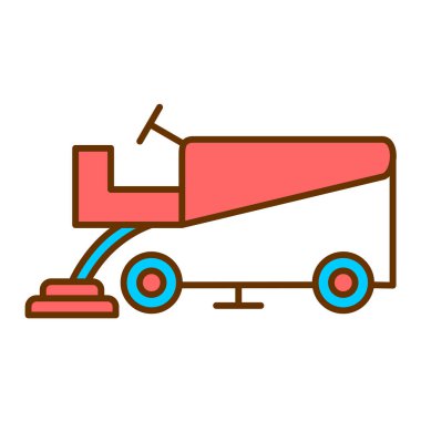 Kazı simgesi vektör illüstrasyonu