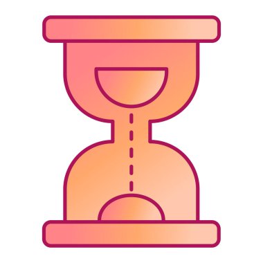 kum saati ikonu vektör illüstrasyonu