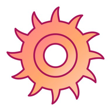 dişli modern simge vektör illüstrasyonu 