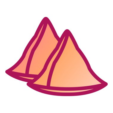 dağ ikonu vektör illüstrasyonu