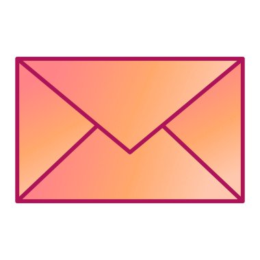 zarf e- posta simgesi vektör illüstrasyon grafik tasarımı