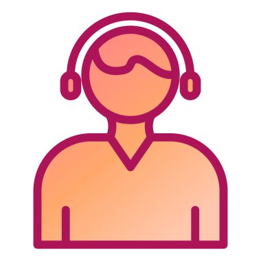 Müşteri desteği. Web simgesi