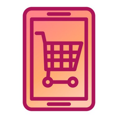 cep telefonu ikonu vektör illüstrasyonu