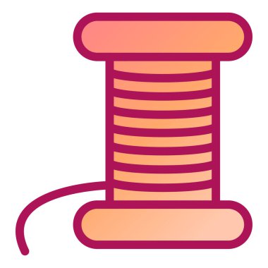 Dikiş konsepti modern ikon vektör çizimi 