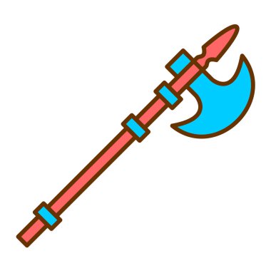 kılıç simgesi vektör illüstrasyonu
