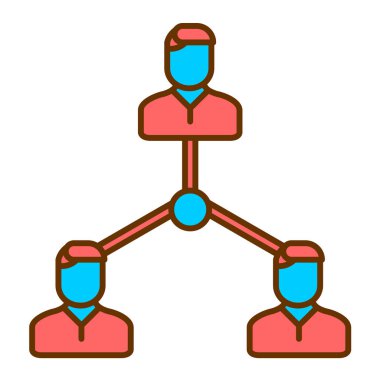 İş ve finans simgesinin vektör illüstrasyonu