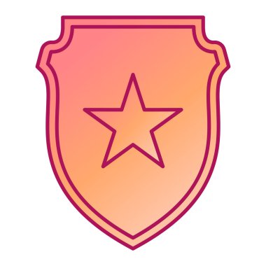 kalkan ikon vektör illüstrasyonu