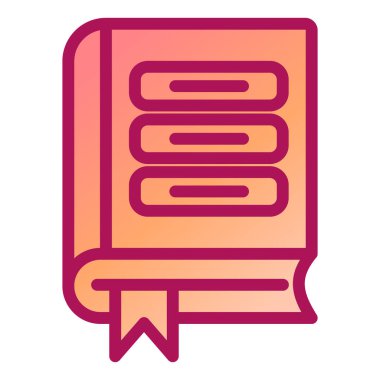 kitap simgesi vektör illüstrasyonu