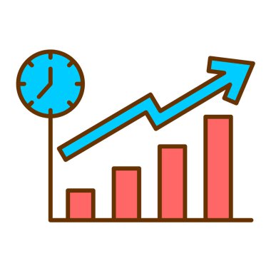 iş grafiği vektör illüstrasyonu