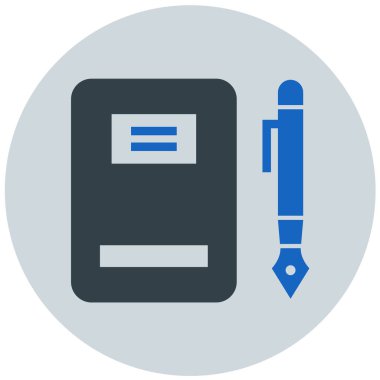 Not defteri. Web simgesi basit illüstrasyon