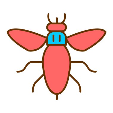 böcek modern simge vektör illüstrasyonu