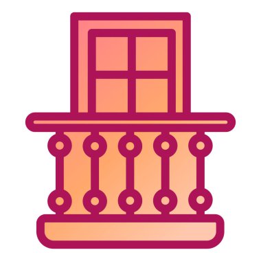 Bina. Web simgesi basit tasarım