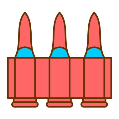 Kurşun simgesinin vektör illüstrasyonu