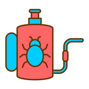 Virüs. Web simgesi basit tasarım