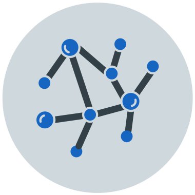 şebeke. Web simgesi basit illüstrasyon