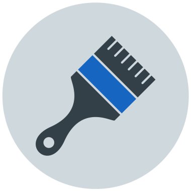 fırça vektör simgesi modern illüstrasyon