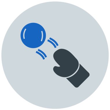 Tek bir simgenin vektör illüstrasyonu