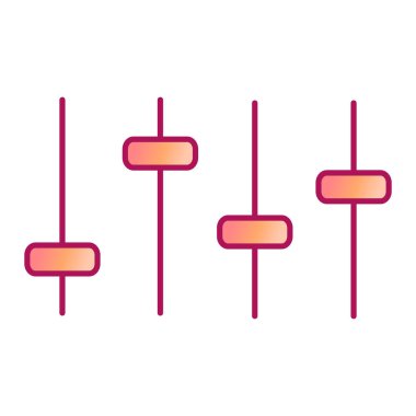 eşitleyici simge vektör illüstrasyonu