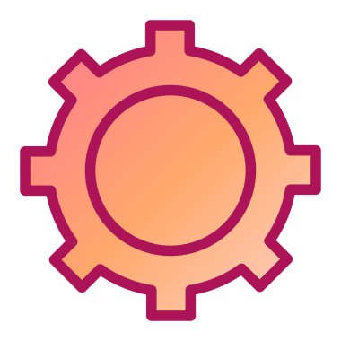 Teçhizat Web simgesi basit illüstrasyon