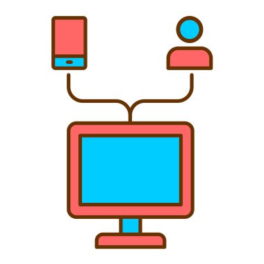 ağ paylaşım simgesi çizimi