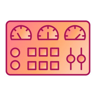 guages web simgesi basit tasarım