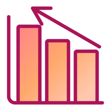 Bar çizelgesi. Web simgesi