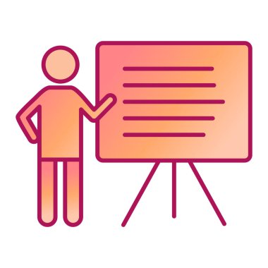 karatahta simge vektör illüstrasyon tasarımına sahip öğretmen