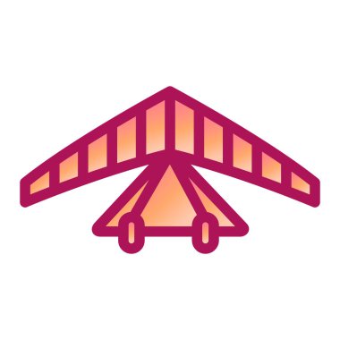 Bir kaykay simgesinin vektör çizimi