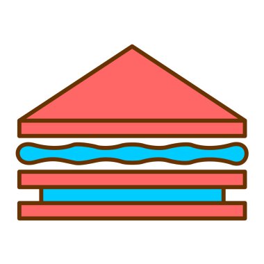 Kitap yığını ikon vektör illüstrasyon grafik tasarımı