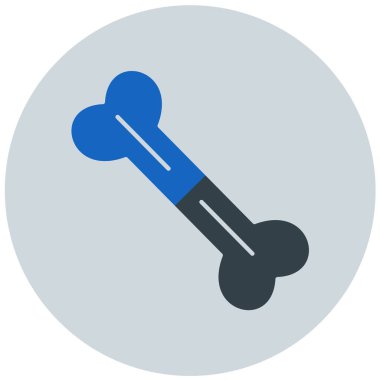 Kemik simgesinin vektör illüstrasyonu