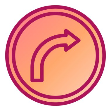 ok simgesi vektör illüstrasyonu