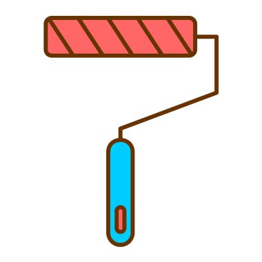 boya silindiri vektör illüstrasyonu
