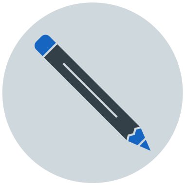 Kalem. Web simgesi basit illüstrasyon