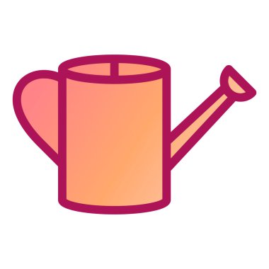 Su kutusu simgesi. Web tasarımı için bahçe vektörü simgelerinin özet çizimi