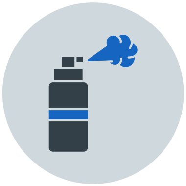 Sprey. Web simgesi basit illüstrasyon