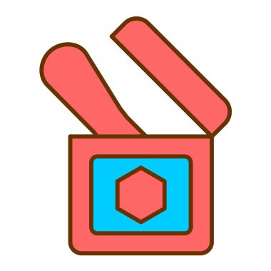 Damga. Web simgesi vektör illüstrasyonu 