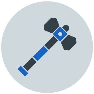 Çekiç. Web simgesi basit illüstrasyon